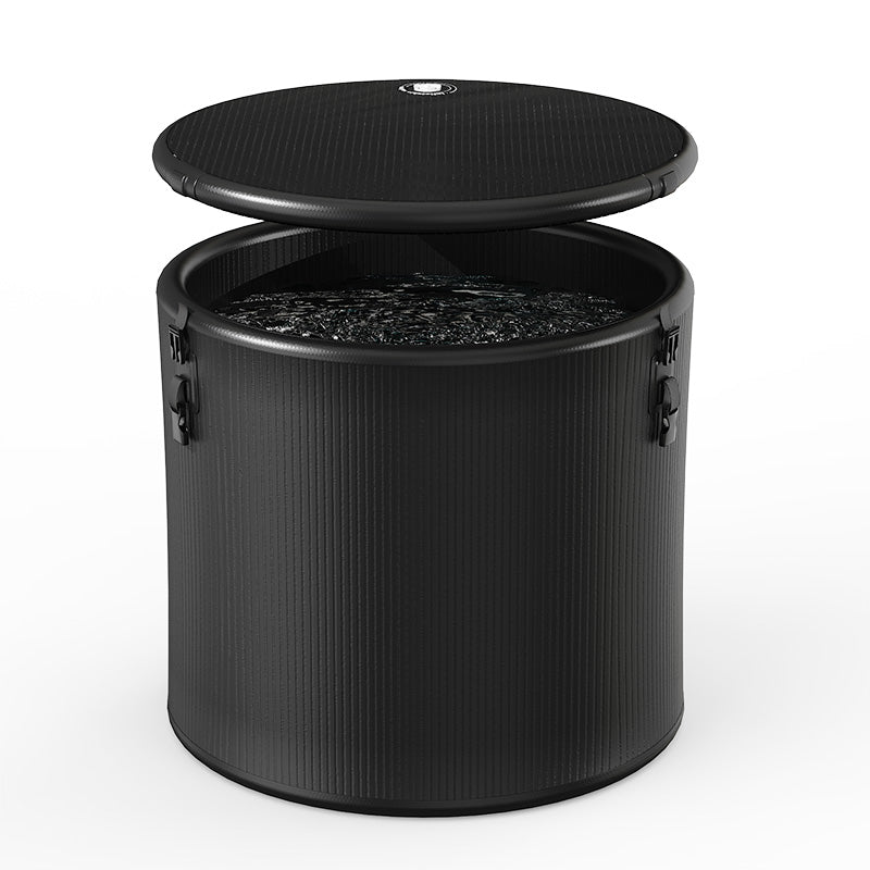 UnleashRep Portable Ice Bath Pro – 10cm Drop-Stitch Cold Plunge Tub with Pump