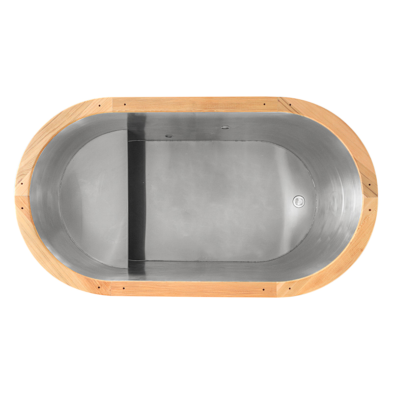 UnleashRep Western Red Cedar Oval Cold Plunge Tub